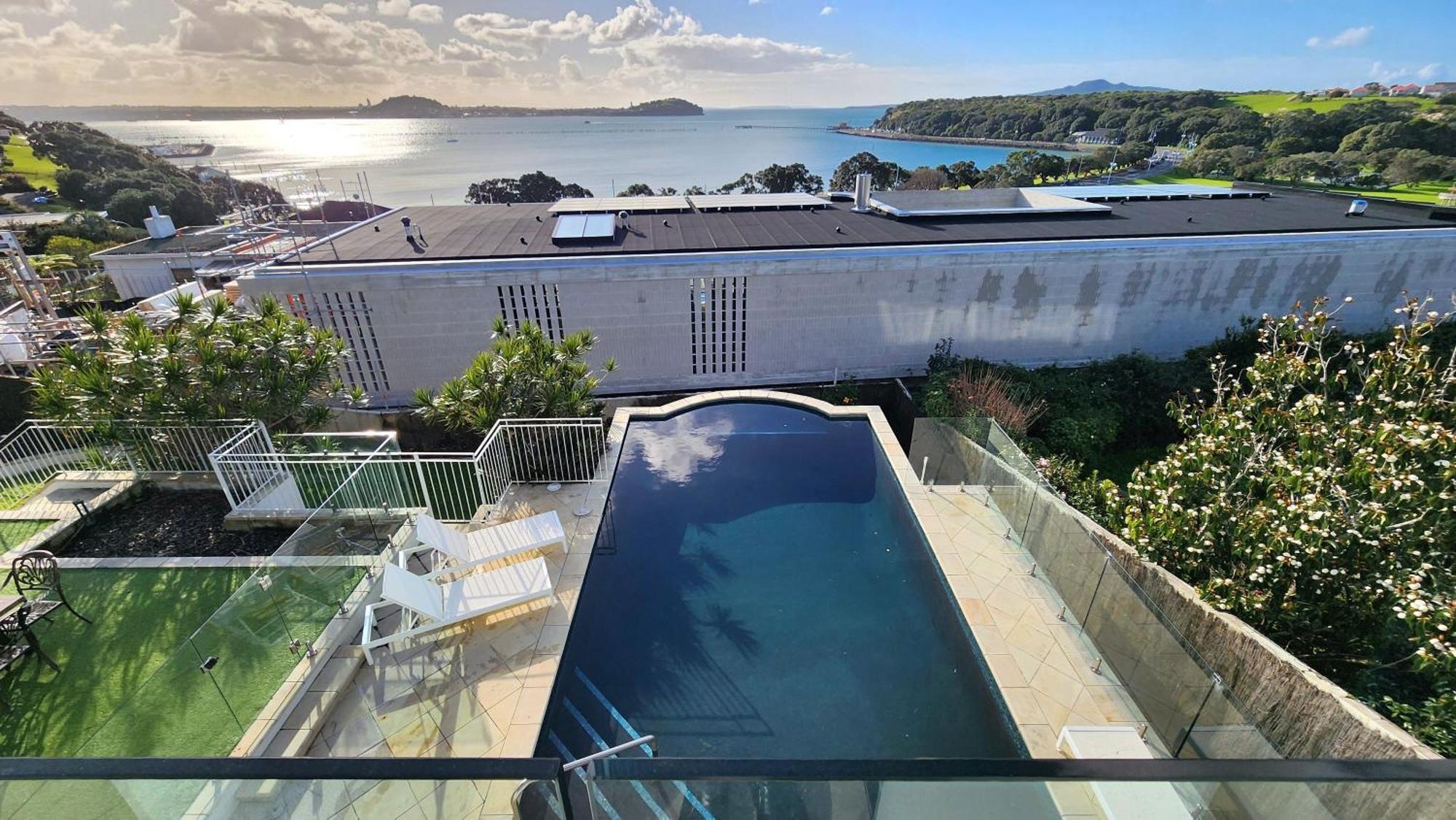 Orakei Grandeur Mansion With Sea Views & Pool Vila Auckland Exterior foto