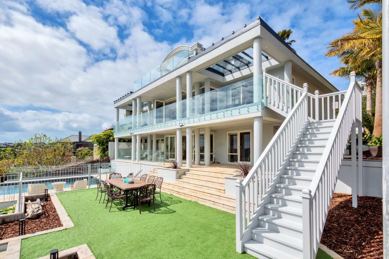 Orakei Grandeur Mansion With Sea Views & Pool Vila Auckland Exterior foto